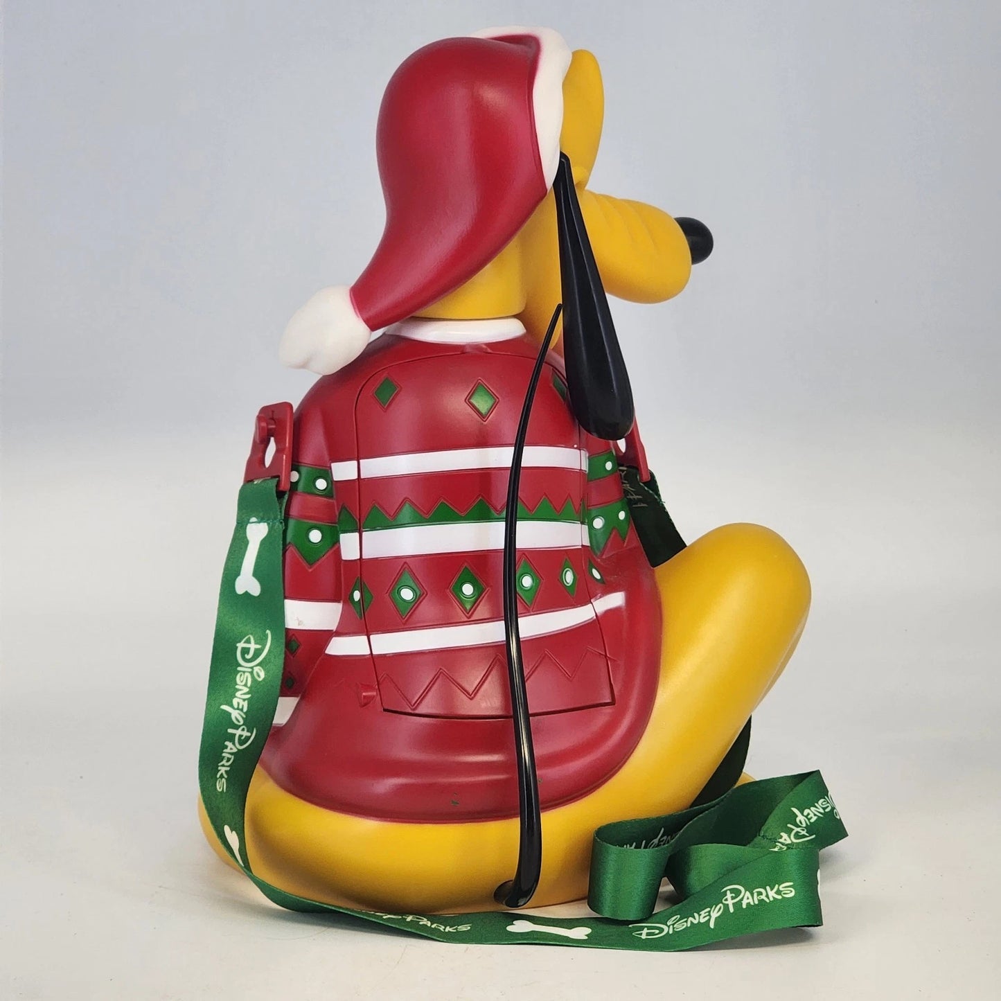 Disney Parks Pluto Popcorn Bucket Christmas Holiday Sweater Collectible
