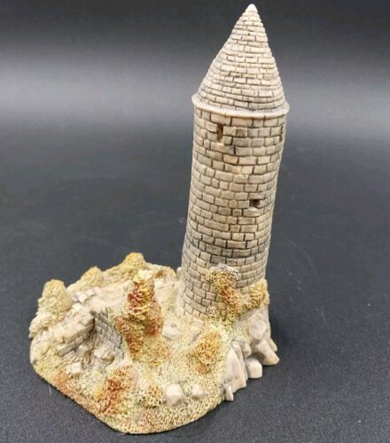 Round Tower Figurine Irish Heritage Collection David Winter 1980's Cemetery Vtg