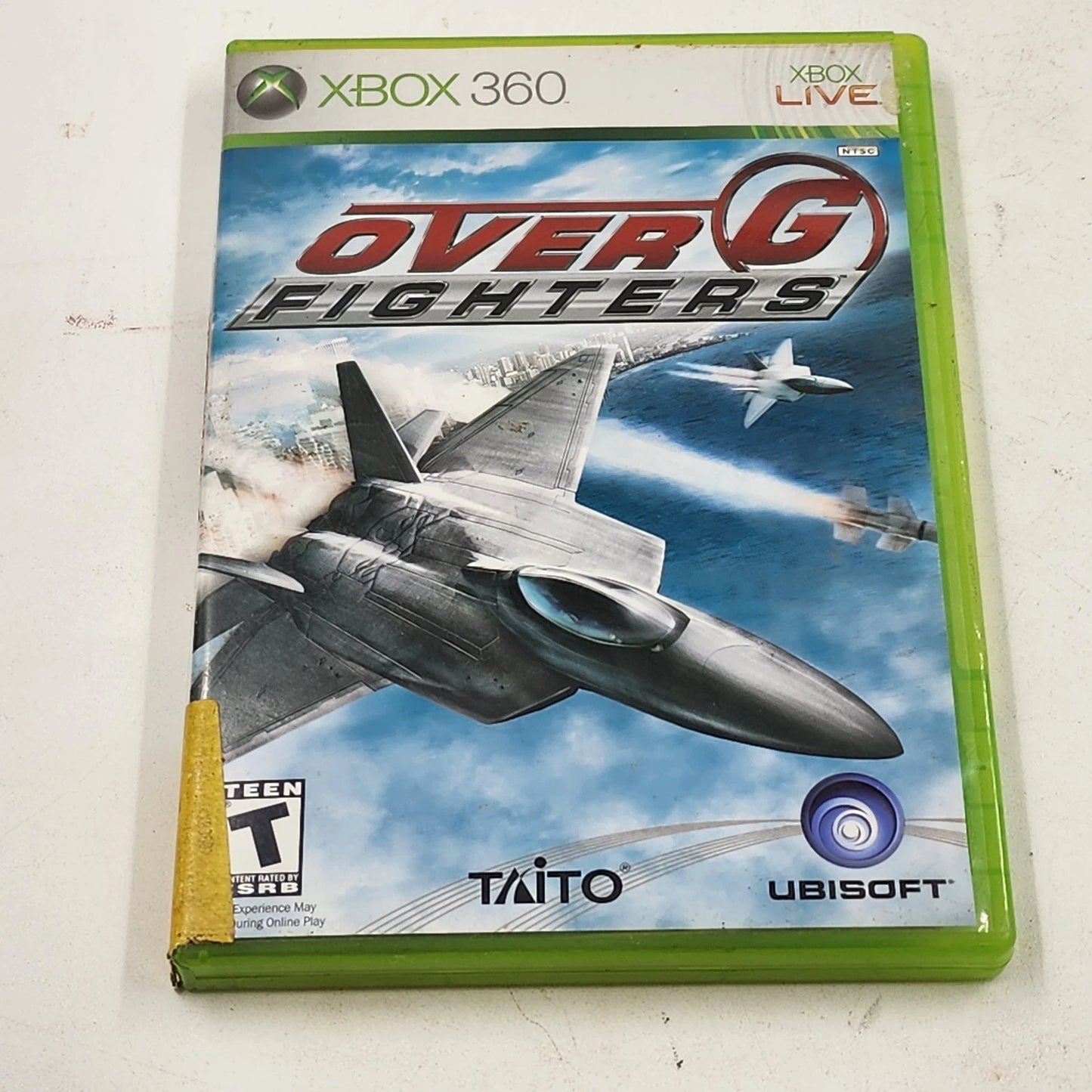 Over G Fighters Xbox 360 2006 Ubisoft Taito Arcade Flight Combat Game Teens