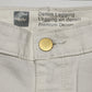 Mossimo White Stretch Denim Jeans Women's 10 Zipper Taper Leg Convertible Chic