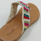 The Sak Everly Crochet Floral Thong Sandals Multicolor Women's Size 7 Boho China