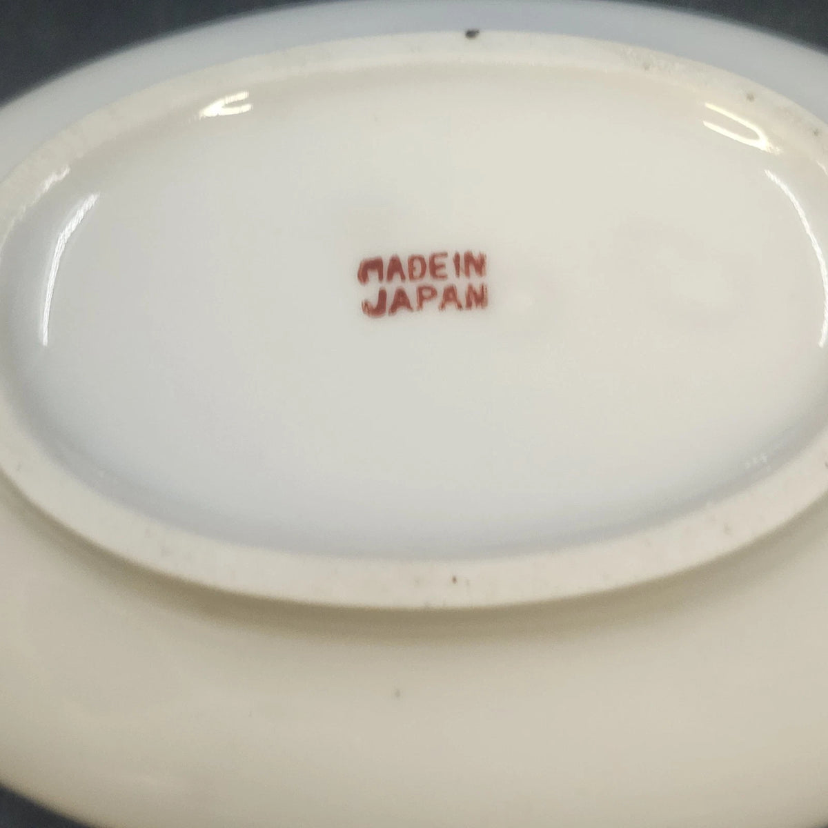 Hand Painted Floral Porcelain Covered Serving Bowl 6.5" Double Handle Japan