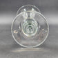 Large Hand Blown Art Candlesticks Holder Crystal Clear Glass Footed VTG 14"x4.5"