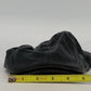 Men's Sheepskin Leather Newsboy Cap Black Ivy Flat Hat XL Adjustable Side Buckle
