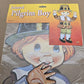 Beistle Pilgrim Boy Jointed Die Cut Cardboard 25" Thanksgiving Decor 1986 Vtg
