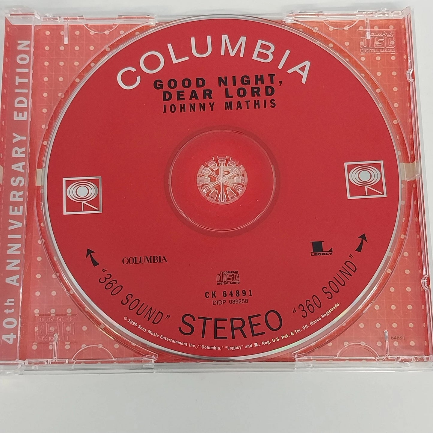 Johnny Mathis CD Lot of 3 Heavenly! Johnny Good Night Dear Lord 40th Anniversary