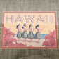 Hawaii by Kerne Erickson Framed Matted Art Print Faux Bamboo Frame 21.5" x 17.5"