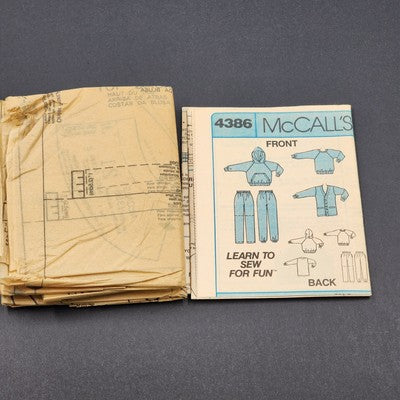 McCall's Craft 4386 Vtg Sewing Pattern Size Taille Small Petite Cut Complete '77