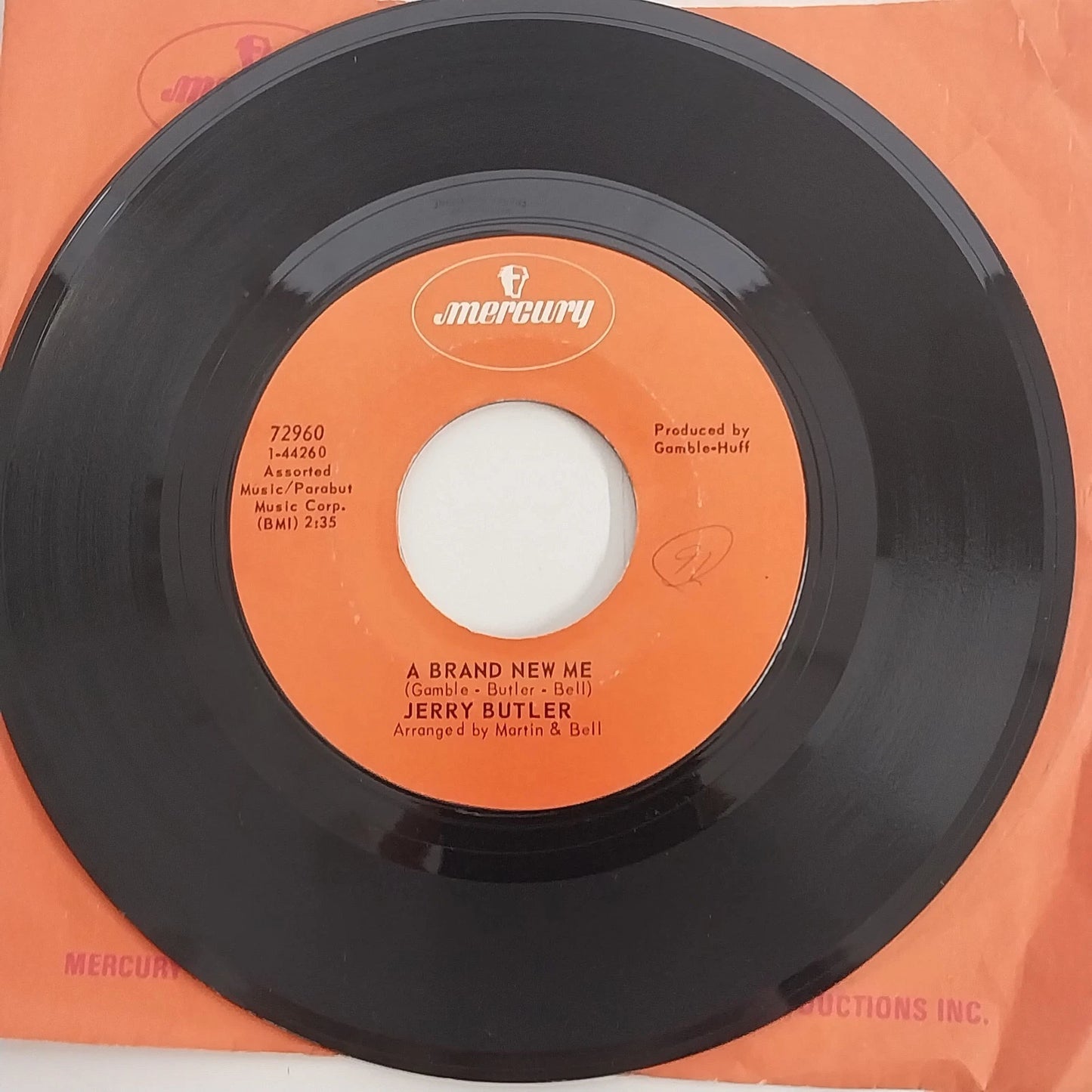 Jerry Butler 45 RPM Vinyl Lot Mercury Records Soul R&B Singles