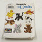 Simplicity Crafts 8521 Sewing Pattern Uncut 1998 Bean Bag Animals One Size