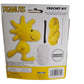 Peanuts Woodstock Crochet Kit DIY Craft Yarn Needle Stuffing Complete New Sealed