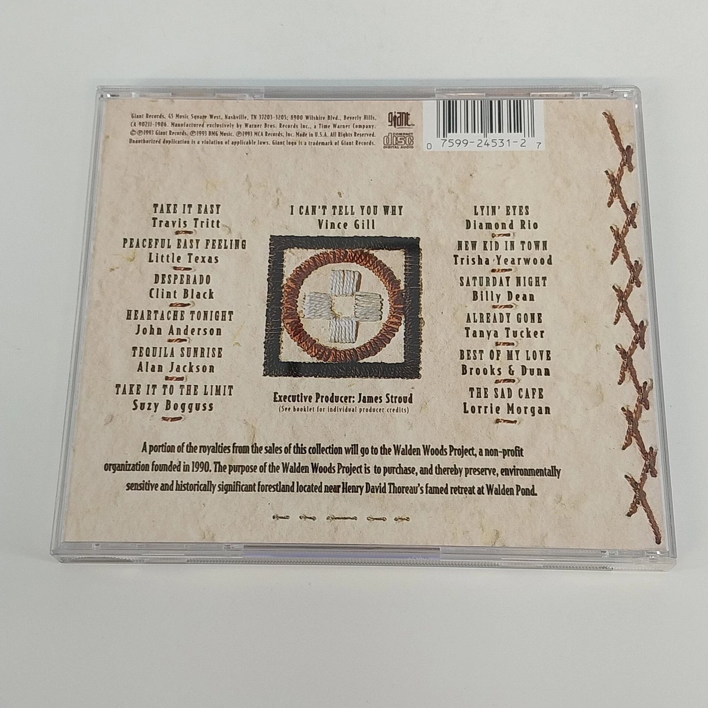 Music CD Lot Mavericks Marc Anthony Common Thread Eagles Songs 3 Discs