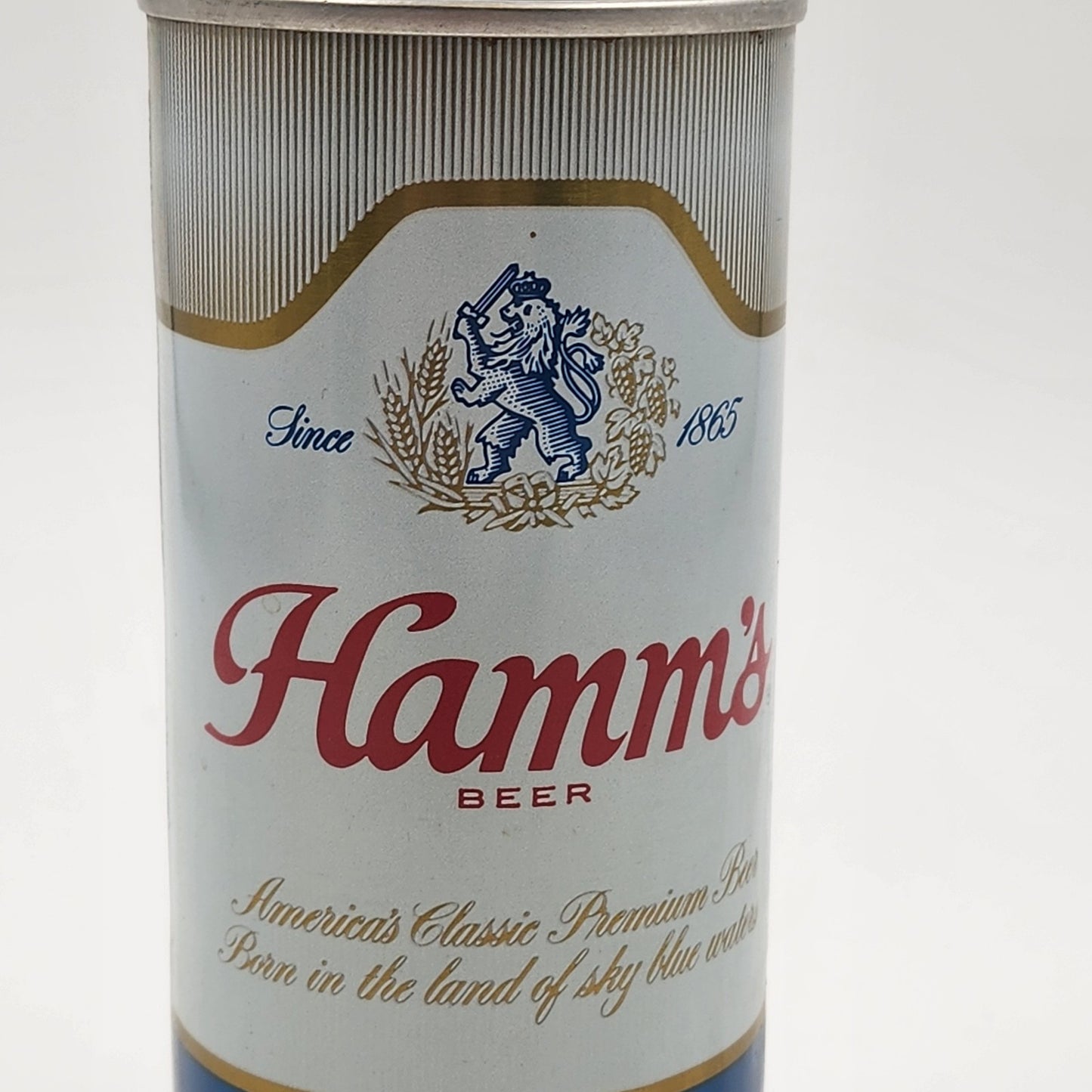 Hamm's Empty Aluminum Edge Pull Top Tin Beer Can 16oz Theodore Brewing Co 1970's