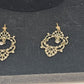 Avon Gold Tone Forever Paula Abdul Filigree Embellished Necklace & Earring Set