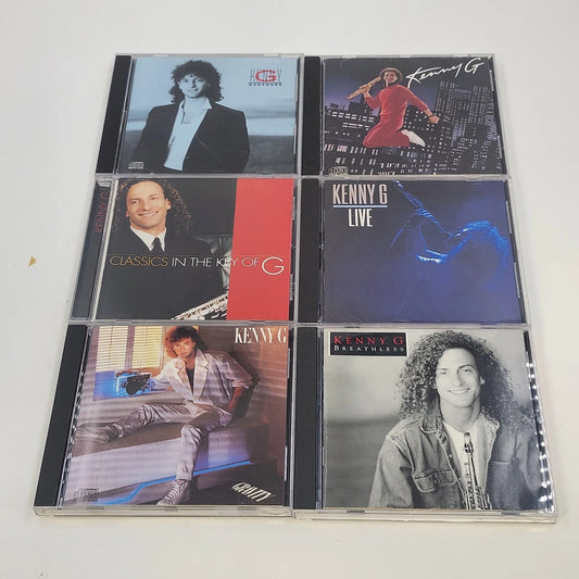 Kenny G 6 CD Breathless Gravity Duotones Live Classics in Key of G Smooth Jazz