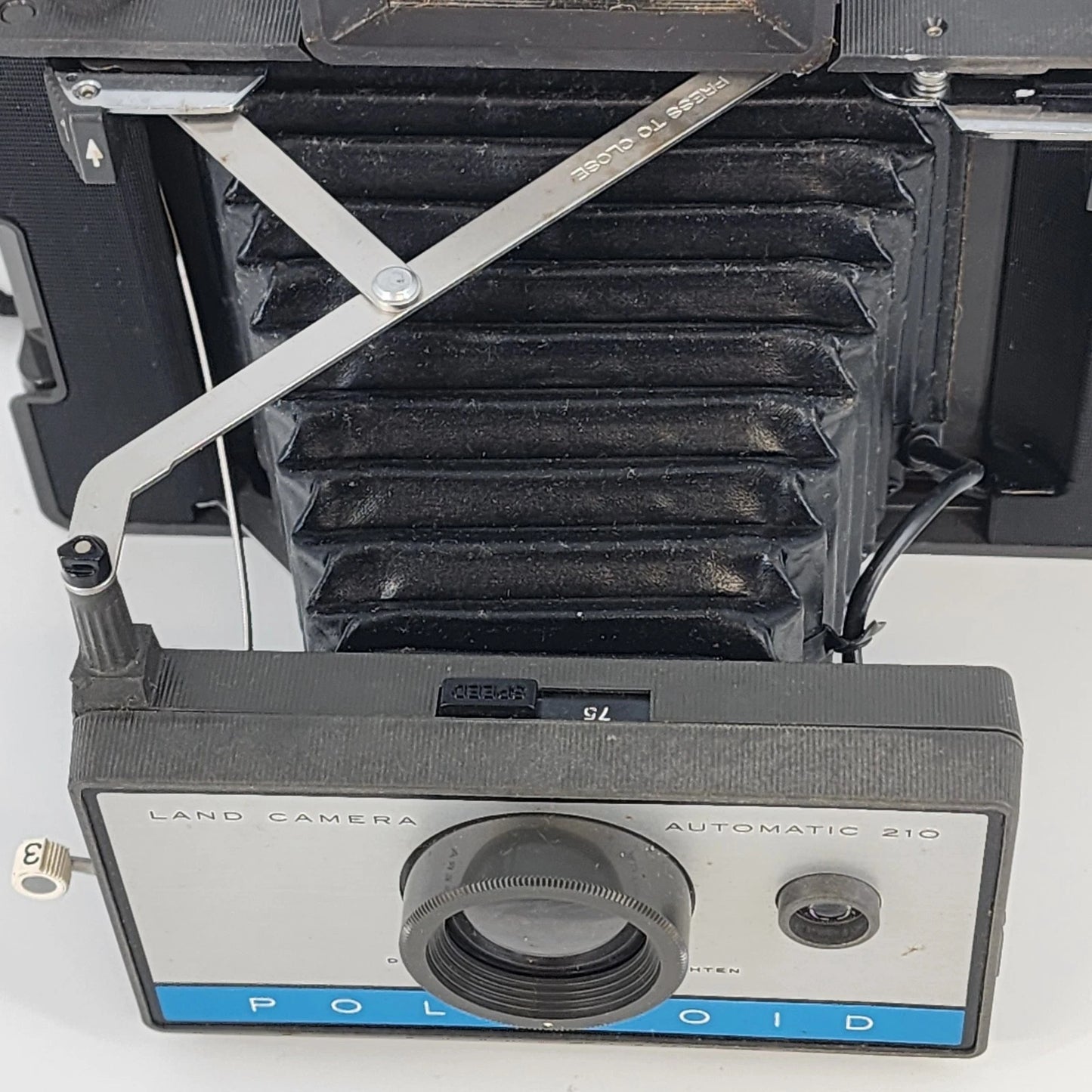 Polaroid Land Camera 210 Automatic Instant Film Developing Untested 1960's USA