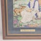 Framed Wall Art Jesus in Garden Surrounded by Animals "I Am the Good Shepherd"