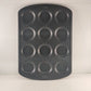 Wilton Muffin Top Baking Pan Perfect Results 12 Spot Premium Non-Stick Bakeware