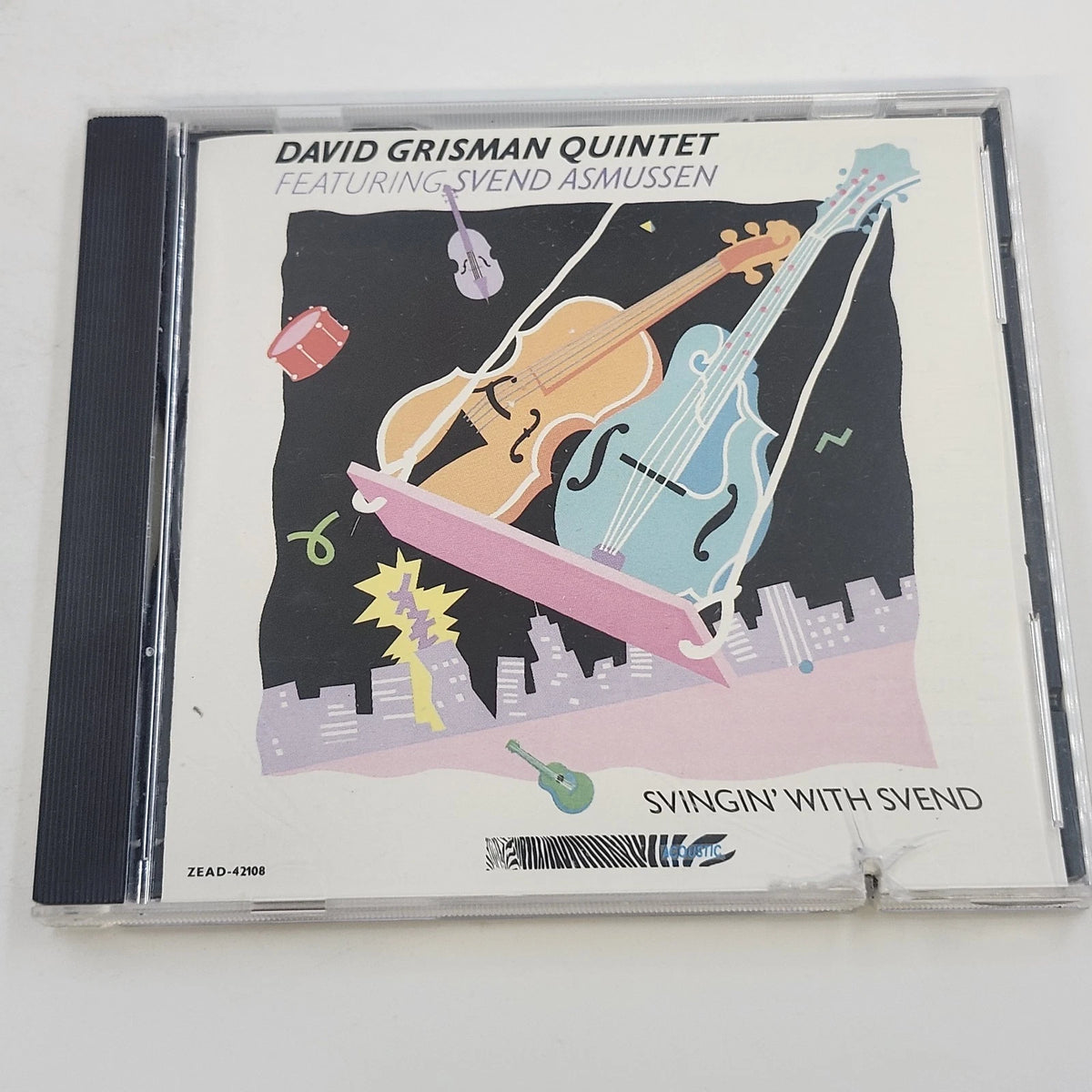 David Grisman Quintet Svingin' With Svend Asmussen CD ZEAD-42108 Gypsy Jazz 1988