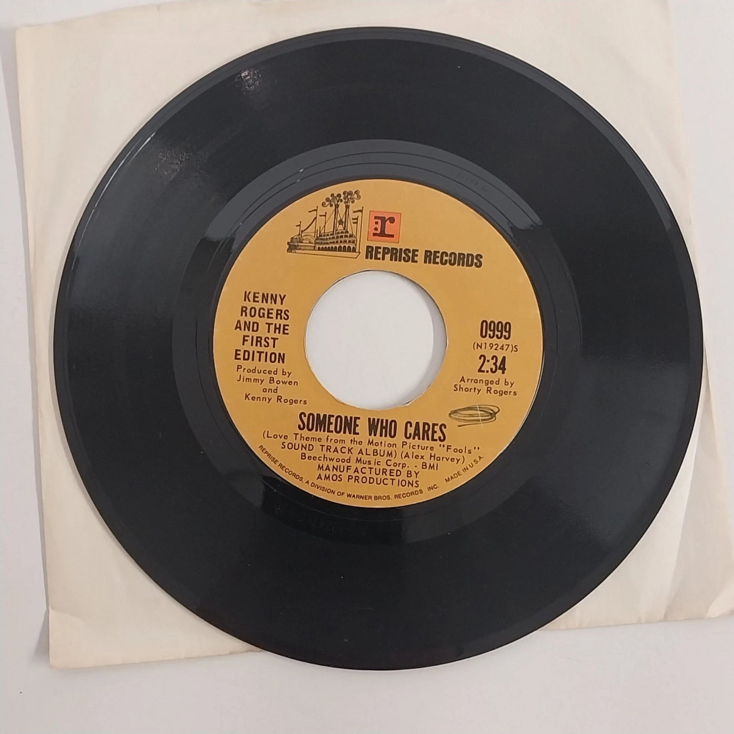 Kenny Rogers 45 RPM 7" Vinyl Lot 3 First Edition Reprise 0829 0999 0953 Country