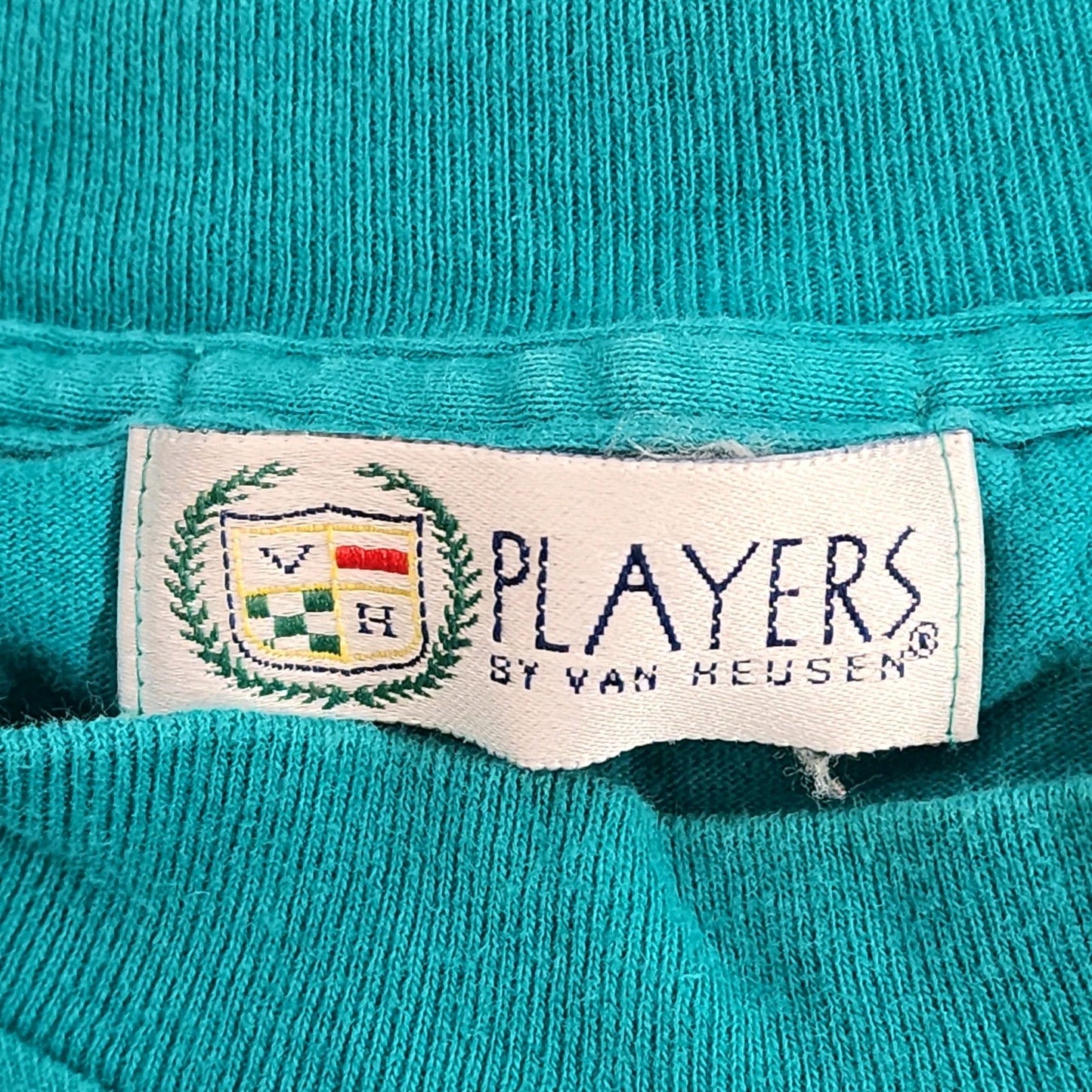 Players by Van Heusen Baseball Americas Game Blue Turquoise Shirt XL 100% Cotton