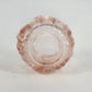 Westmoreland Pink Glass Lotus Flower Open Salt Cellar Individual Dip 1.25" Vtg