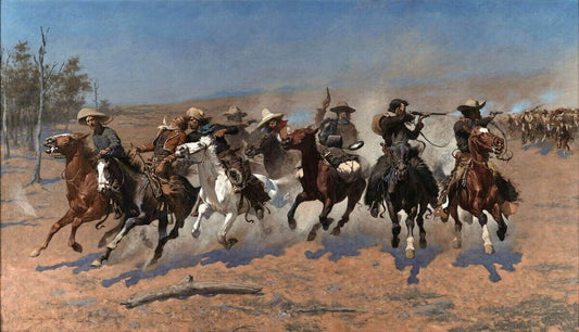 Poster Print A Dash for the Timber Frederic Remington Western Amon Carter Museum