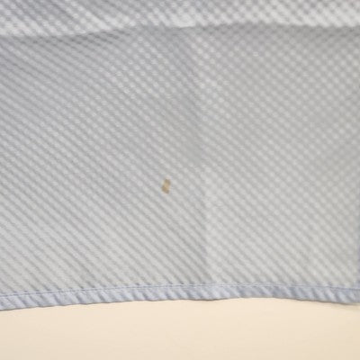 Soft Blue Polyester Square Pavers Honeycomb Waffle Cloth Pattern Shower Curtain