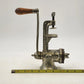 Economy No 10 Cast Iron Meat Grinder 3 Heads Hand Crank Table Clamp
