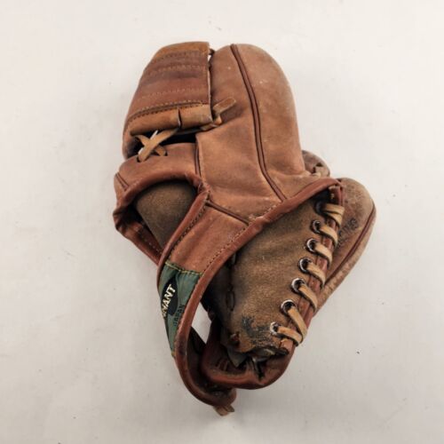 Pennant S370 Leather Baseball Glove RH Thrower 8" Childs Size 1960's Style