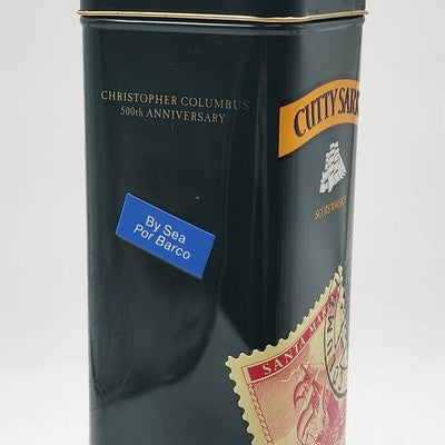 Cutty Sark Empty Whisky Tin 750ml Christopher Columbus 500th Anniversary Scots