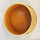 Bakelite Plastic Yellow Powder Jar Round Vanity Box Trinket Celluloid Style Vtg