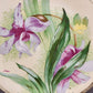 O&EG Royal Austria Porcelain Hand Painted Antique Floral Serving Plate Handles