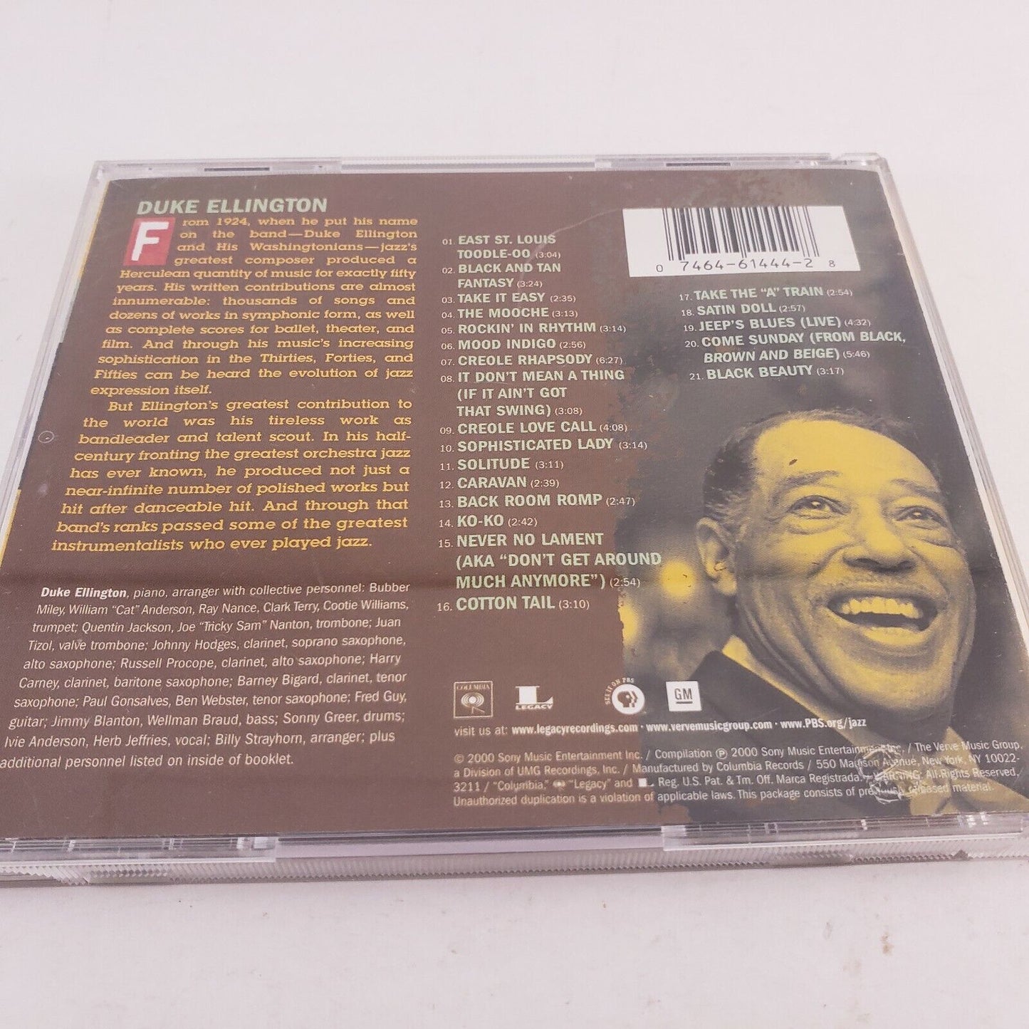 Lot of 4 CD's Jazz From Cole Porter & John Coltrane Plus 2 From Duke Ellington