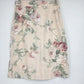 Contempo Casuals Floral Skirt Women's 7/8 A-Line Cotton Polyester Botton Front