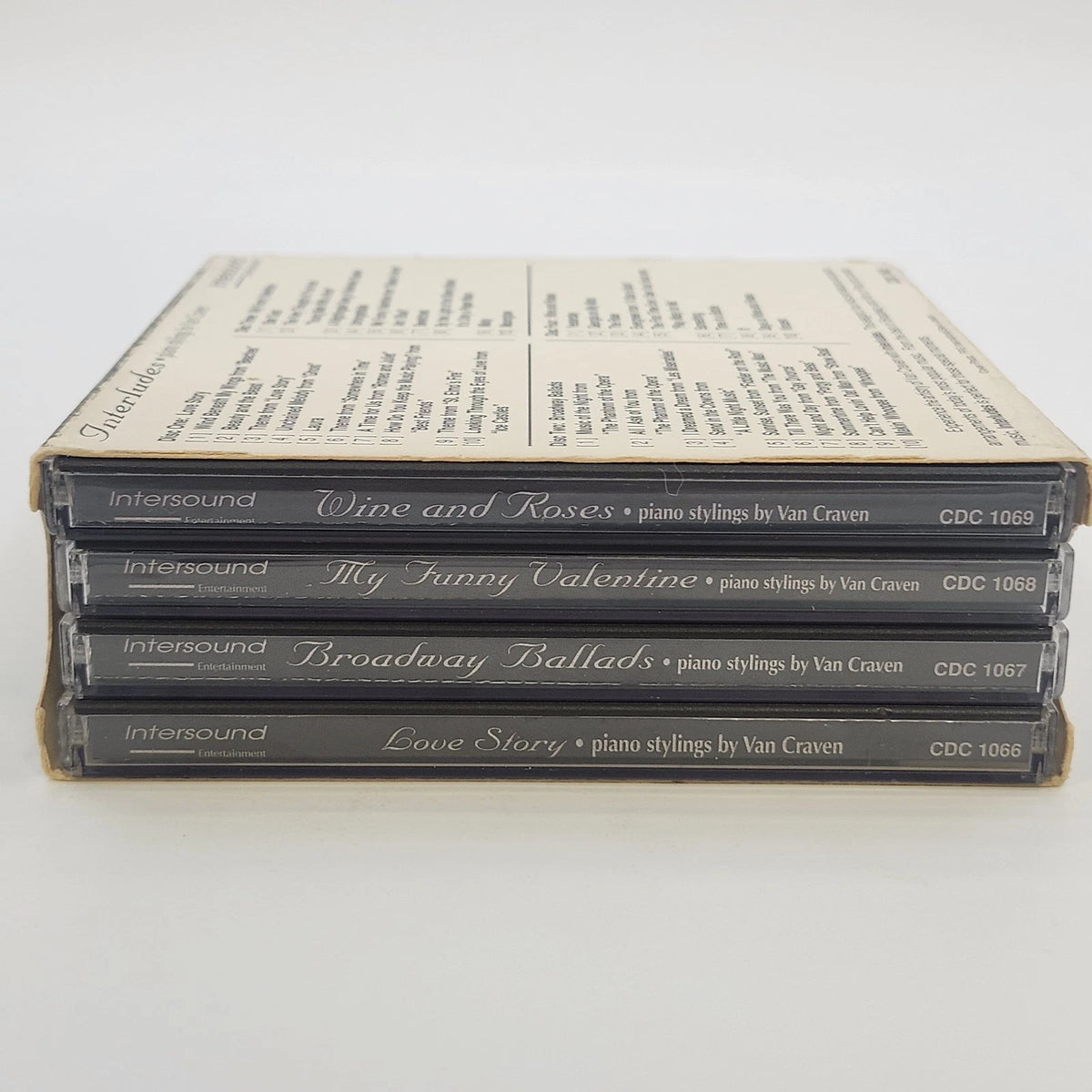 Van Craven Interludes Piano Stylings 4 CD Box Set Love Story Broadway Ballad Vtg