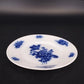 Villeroy & Boch Mettlach Blue Rose Luncheon Plate 8.25" Germany Vtg Porcelain