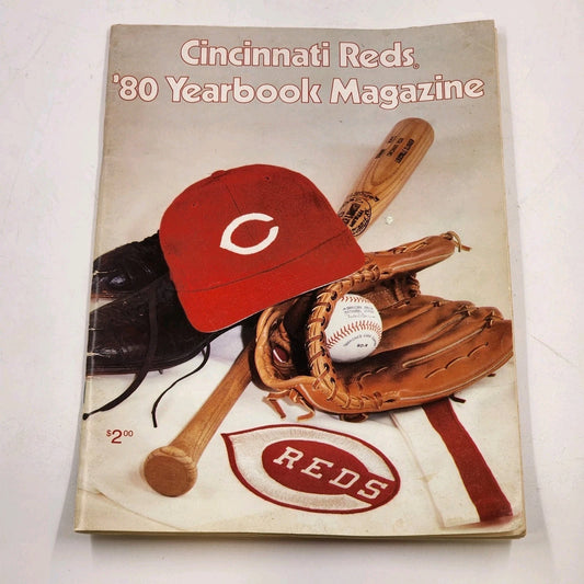 1980 Cincinnati Reds Yearbook Program Official MLB Baseball Magazine
