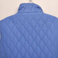 Sleeveless Blue and White Fleece Lined Vest Medium Cotton Polyester Material