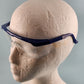 Gateway Strobe Safety Glasses Lightweight Telescoping Temples Side Shields Z87.1 (Blue Frame, Clear Anti Fog Lens)