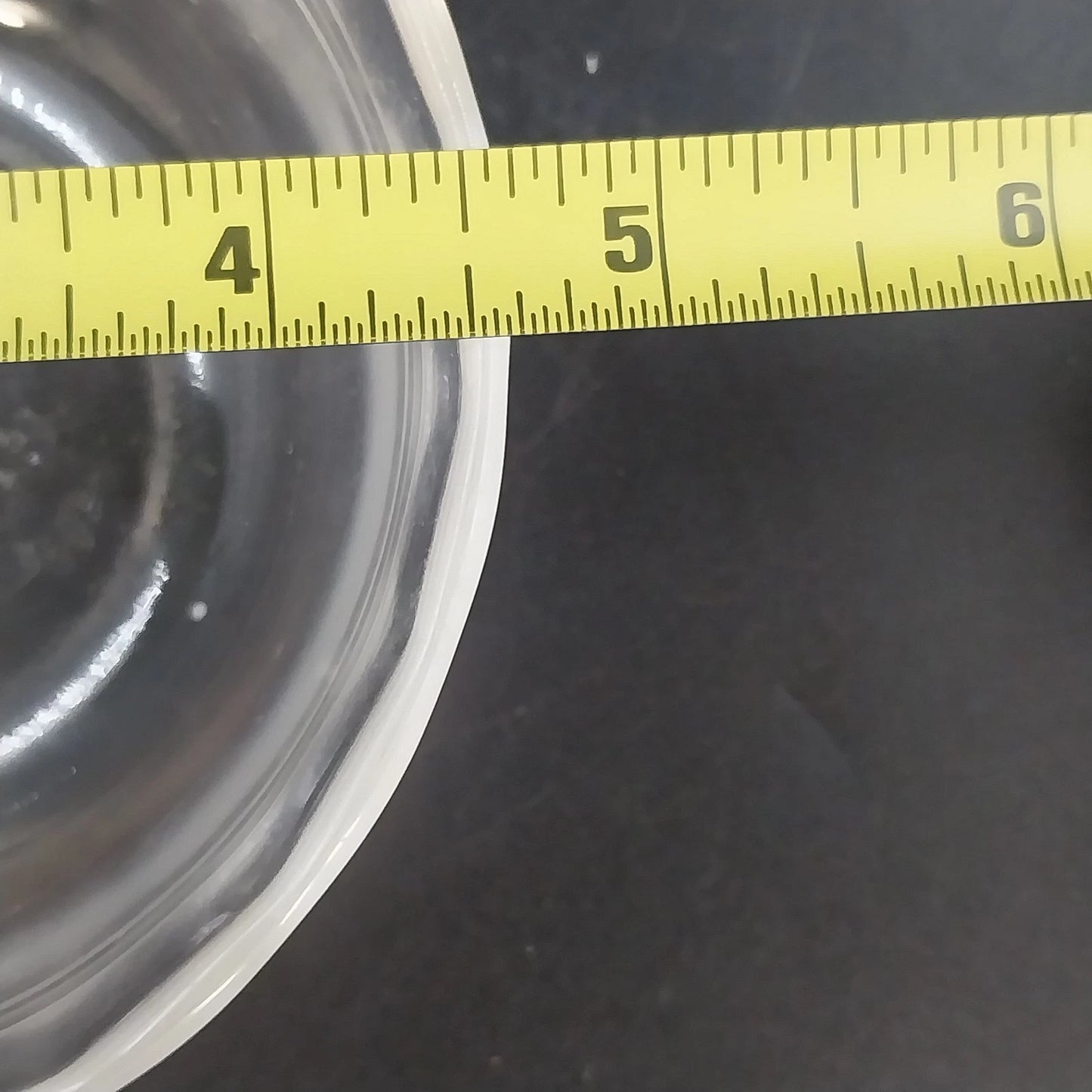Pyrex 464 Clear Glass Custard Bowl Ramekin Scalloped Rim 10 oz 4.5" Vintage USA