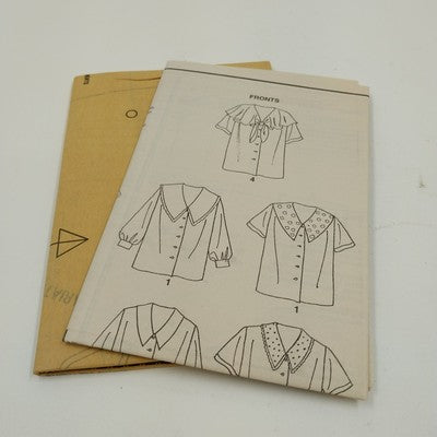 Simplicity 9318 Vtg Sewing Pattern Ruffled Poet's Blouse Uncut Size 18W-24W 1994