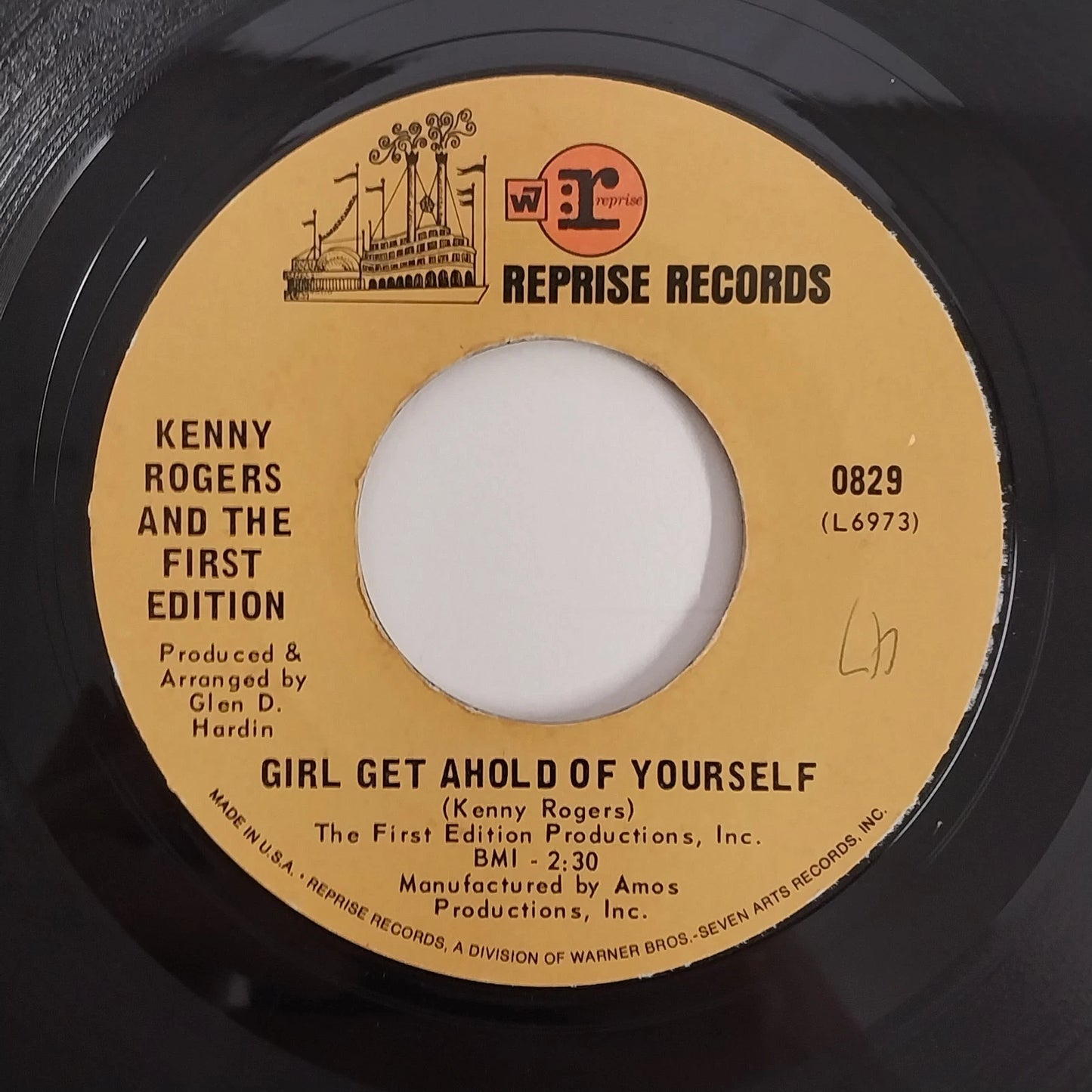 Kenny Rogers 45 RPM 7" Vinyl Lot 3 First Edition Reprise 0829 0999 0953 Country