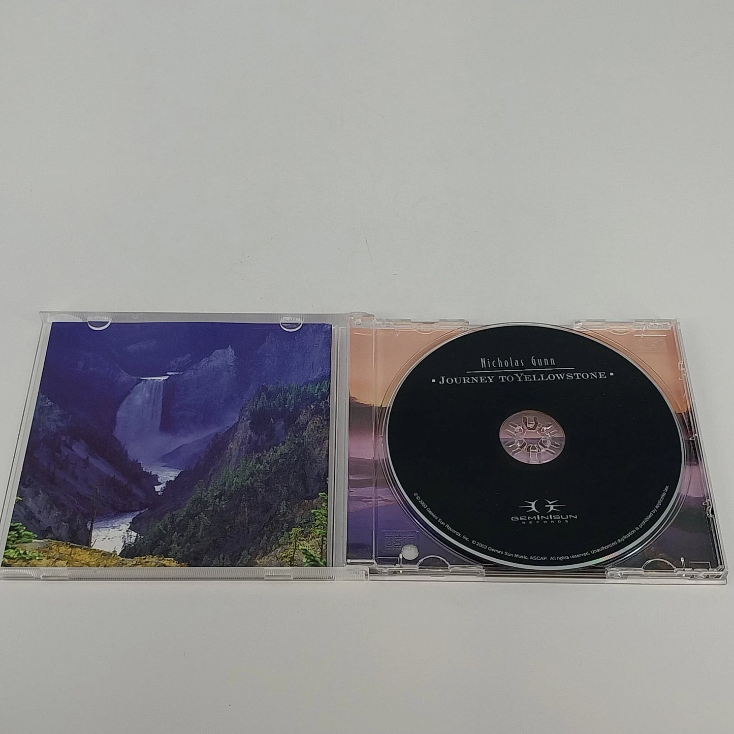 Nicholas Gunn Journey to Yellowstone CD 2003 Gemini Sun Native American New Age