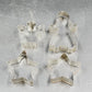 16 Metal Christmas Cookie Cutters Assorted Angel Star Tree Bell Reindeer etc.