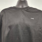 XTEK Black Men's T-Shirt XL Long Sleeve 100% Polyester Crew Neck Layering