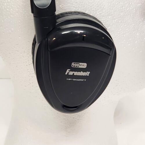 Farenheit Headphone And Accessory Case Semi Hardshell Protection Black 900MHz