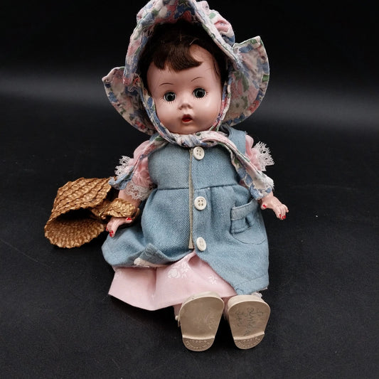 Littlest Angel Doll Arranbee R&B 10.5” Hard Plastic Bent Knee Head Turn Walker