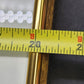 Wesley Smith Carousel Horse Print Signed WESS Embossed Gold Frame 20.25" Square