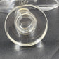 Waterford Clear Glass Oval Liquor Decanter with Stopper Spirit Barware 6"x3"x9"h